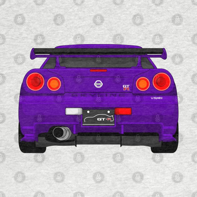 GTR R34 PURPLE by VENZ0LIC